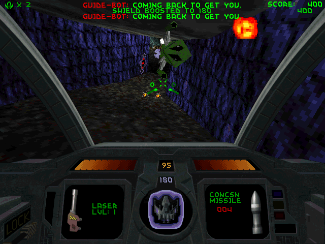 Скриншот из игры Descent 2 - 14