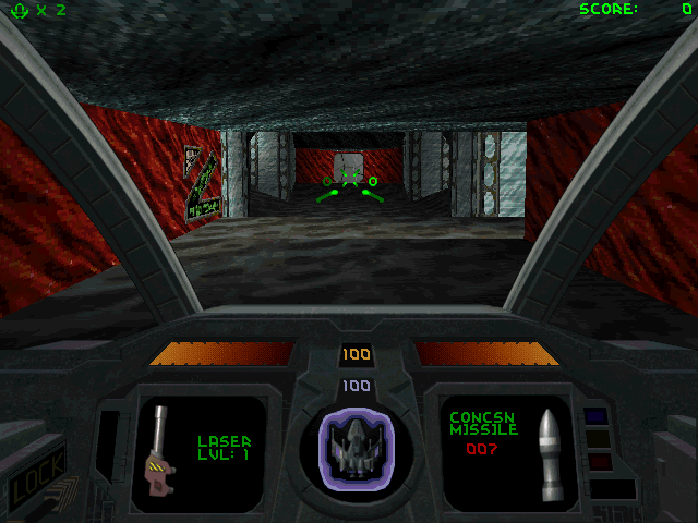 Скриншот из игры Descent 2 - 34