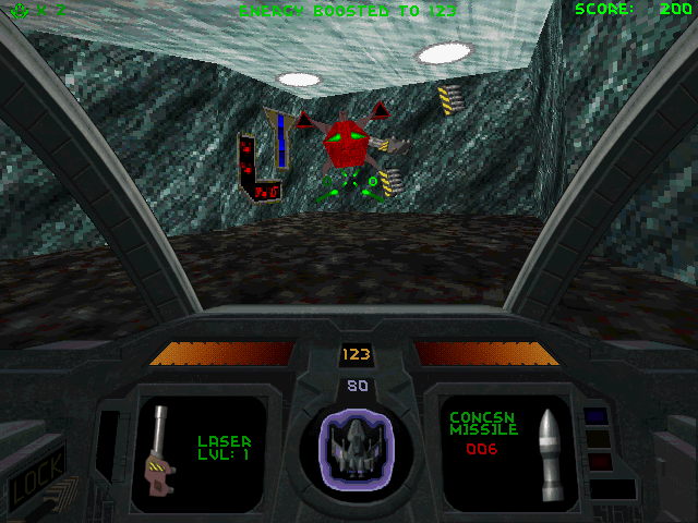 Скриншот из игры Descent 2 - 20