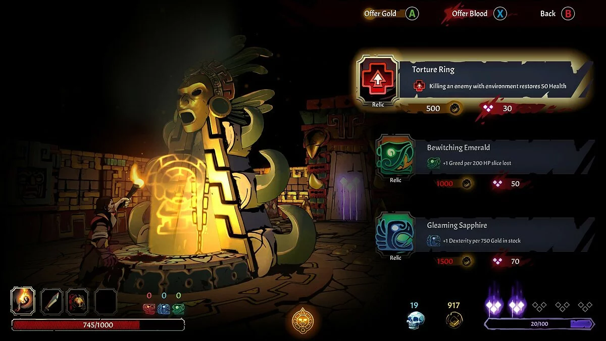 Скриншот из игры Curse of the Dead Gods - 23