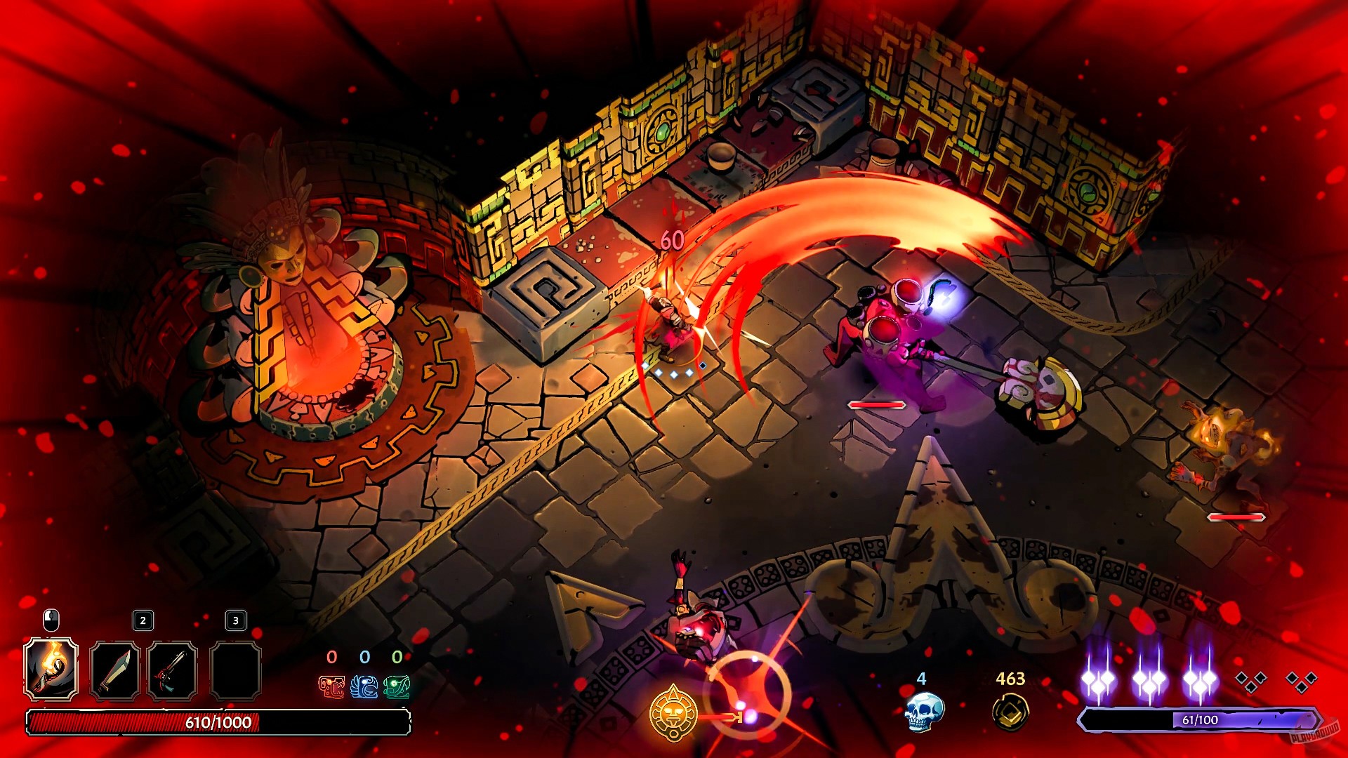 Скриншот из игры Curse of the Dead Gods - 57