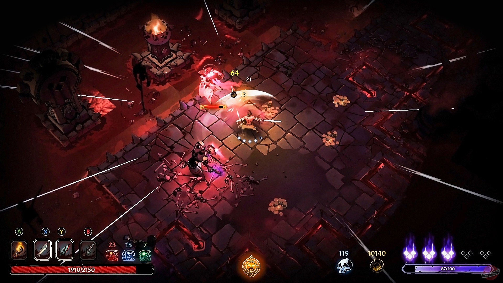 Скриншот из игры Curse of the Dead Gods - 54
