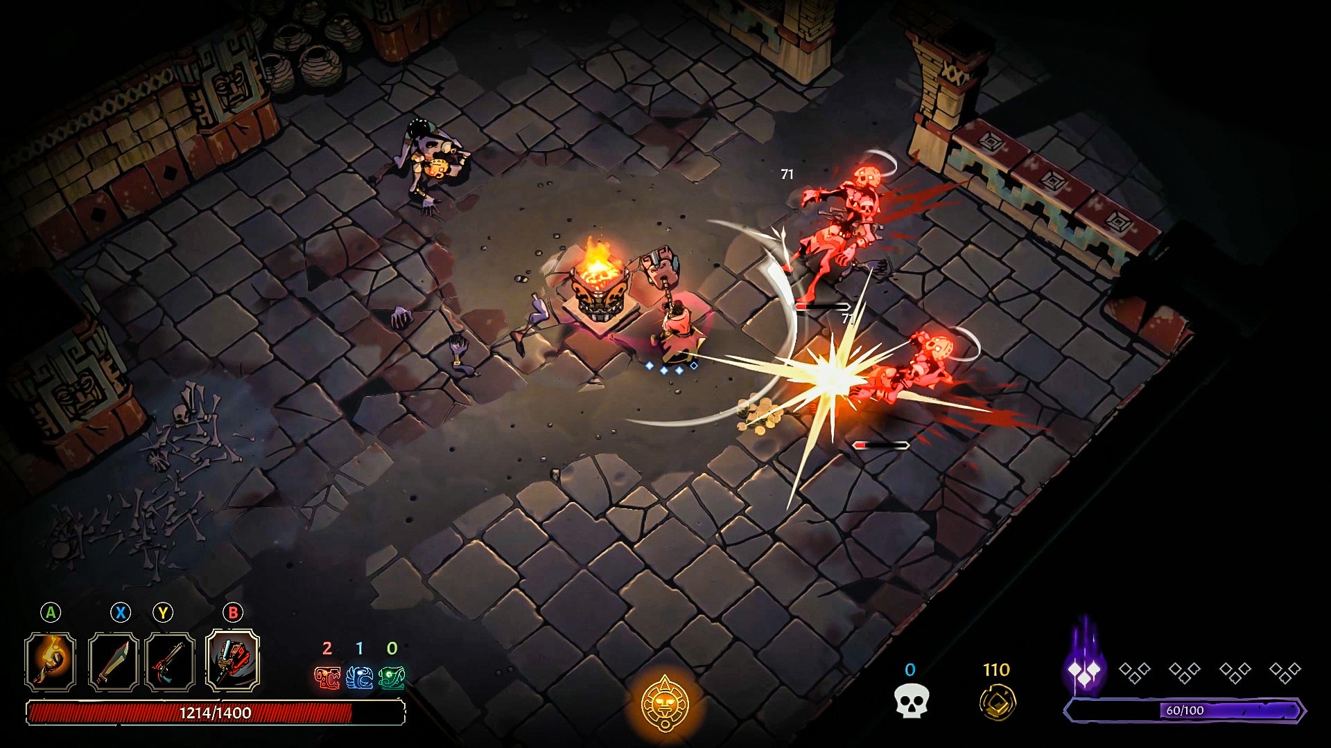 Скриншот из игры Curse of the Dead Gods - 47