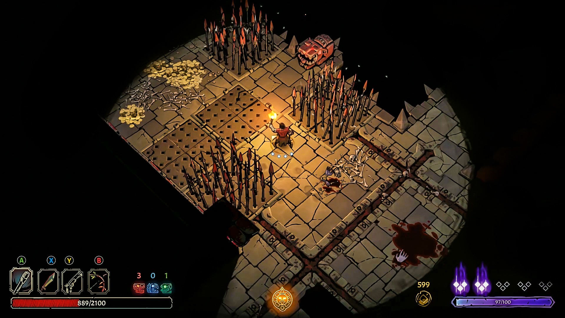 Скриншот из игры Curse of the Dead Gods - 21