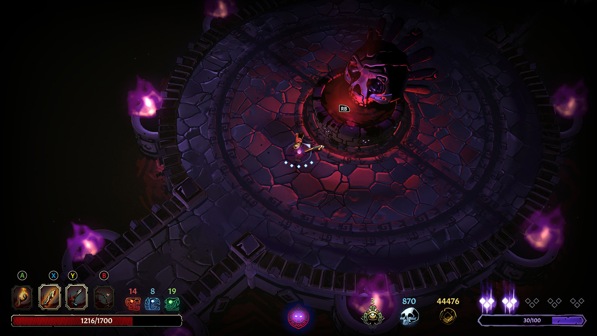 Скриншот из игры Curse of the Dead Gods - 59