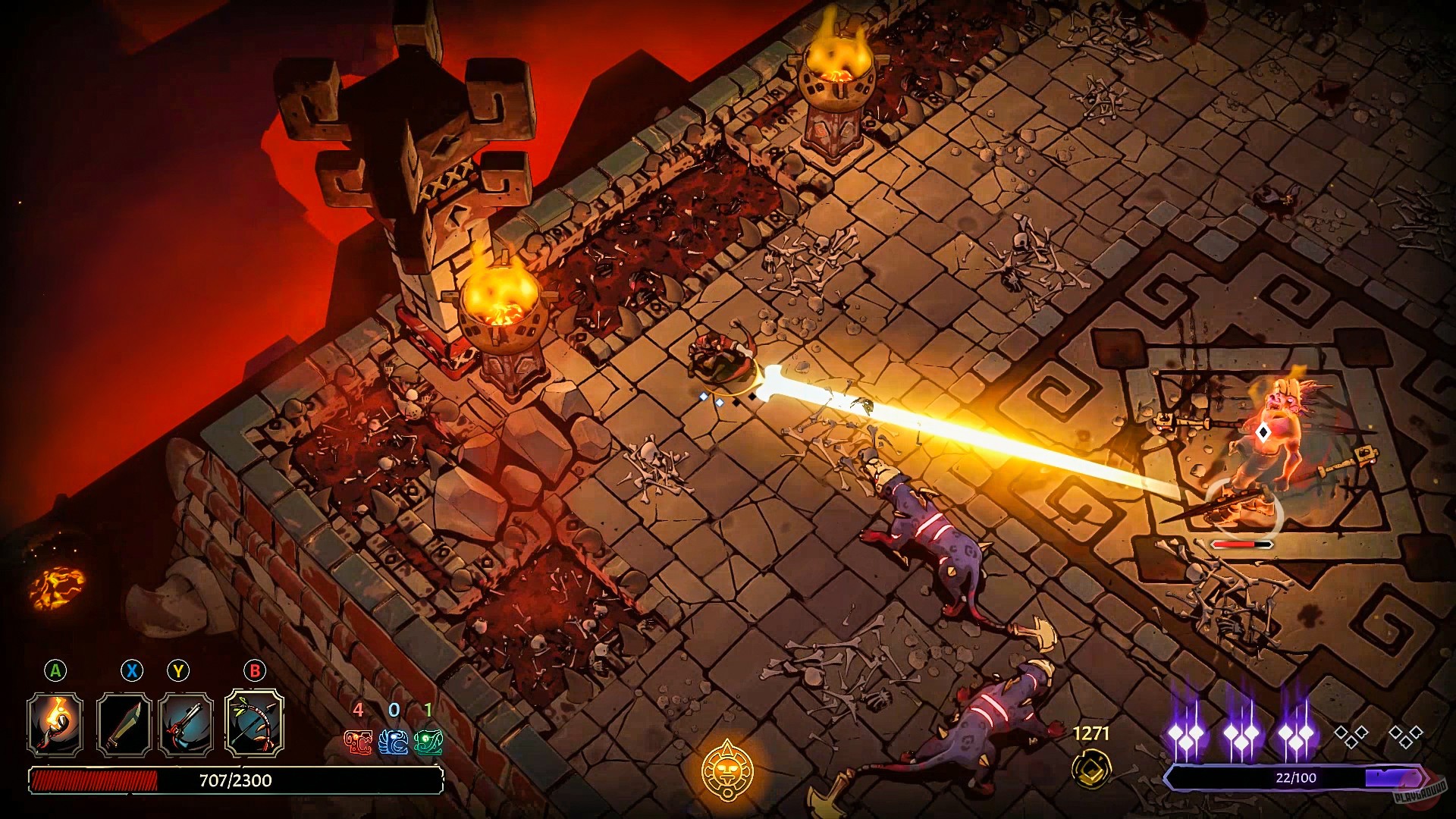 Скриншот из игры Curse of the Dead Gods - 38