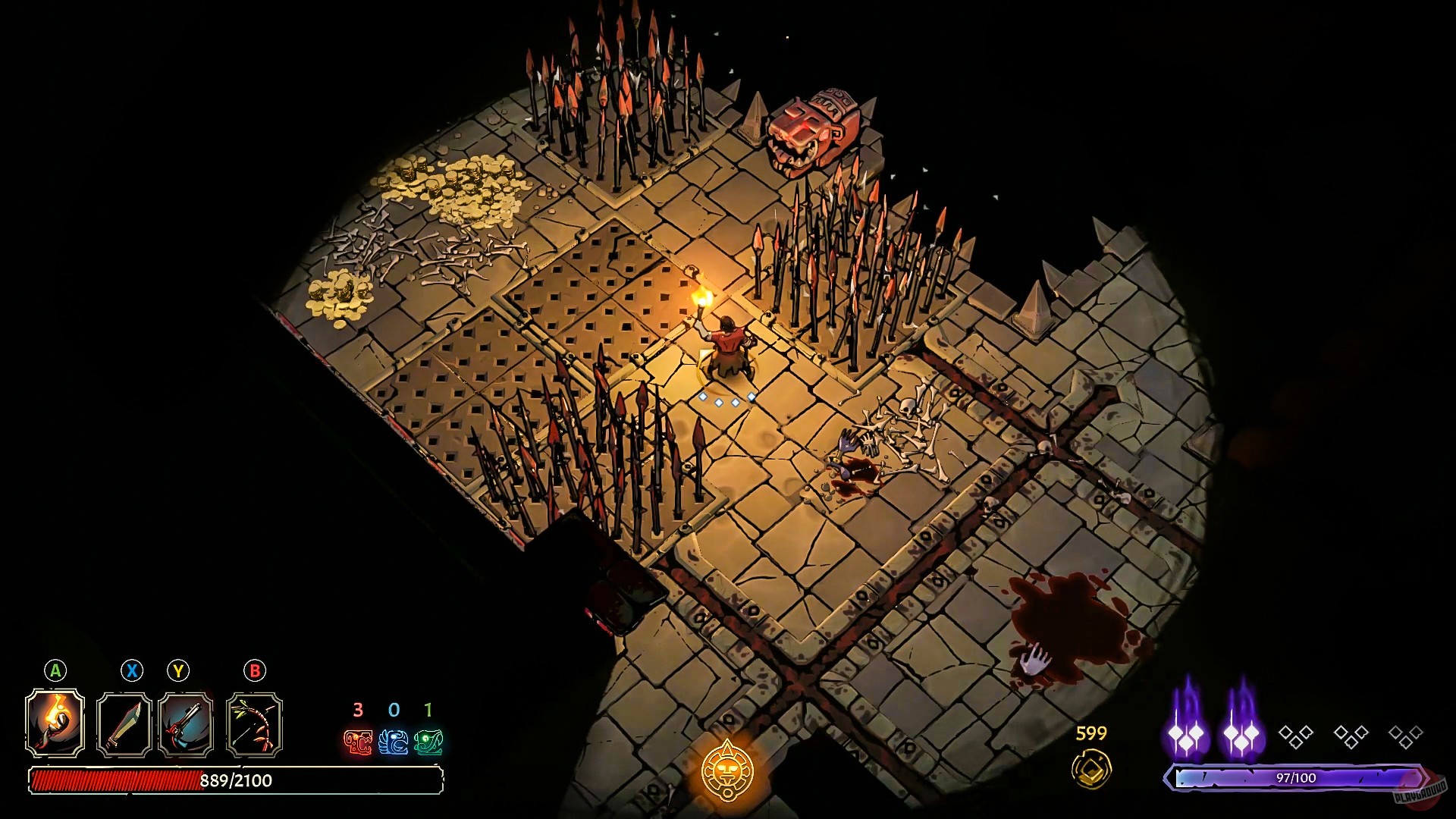 Скриншот из игры Curse of the Dead Gods - 43