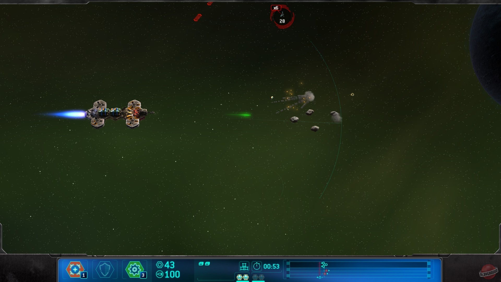 Скриншот из игры Space Run - 31