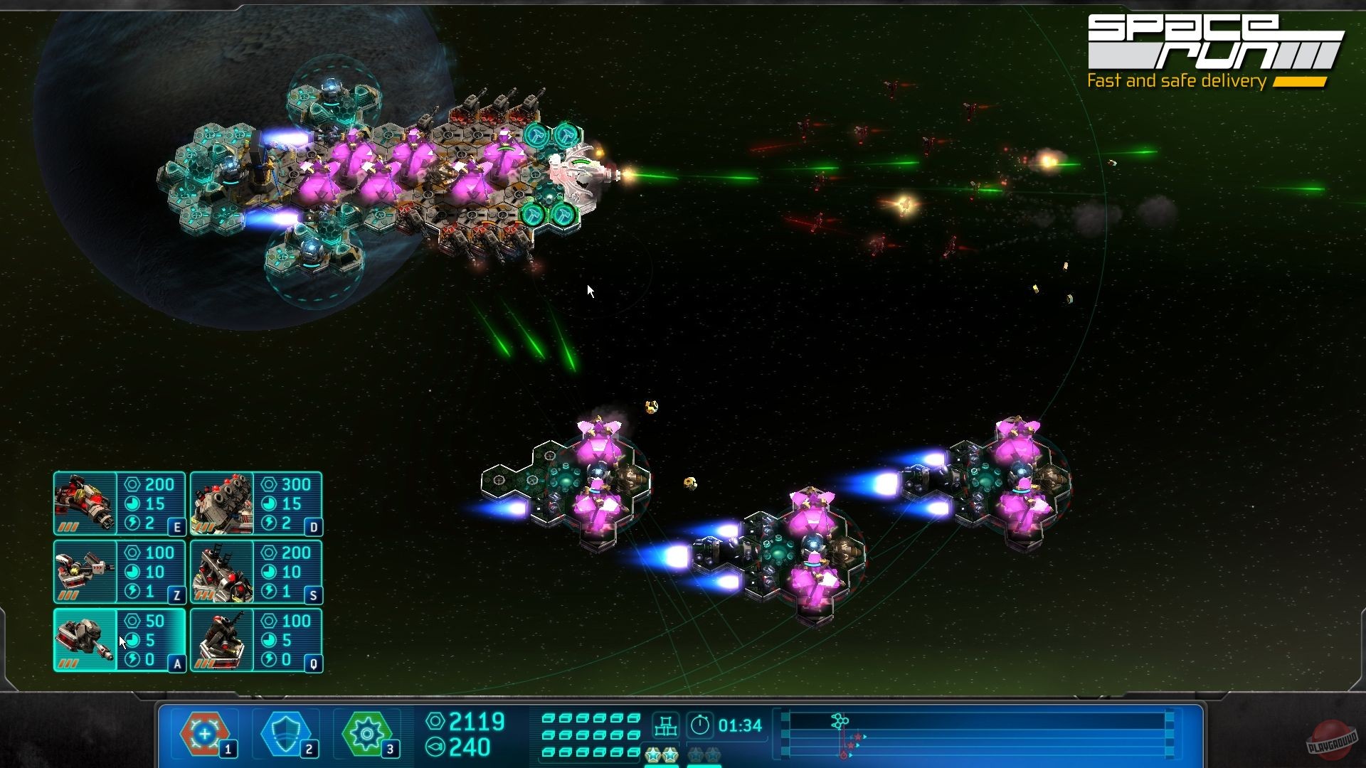 Скриншот из игры Space Run - 25