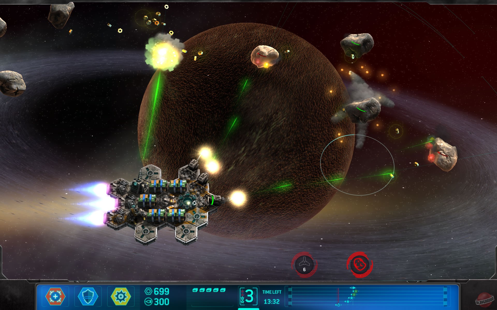 Скриншот из игры Space Run - 9