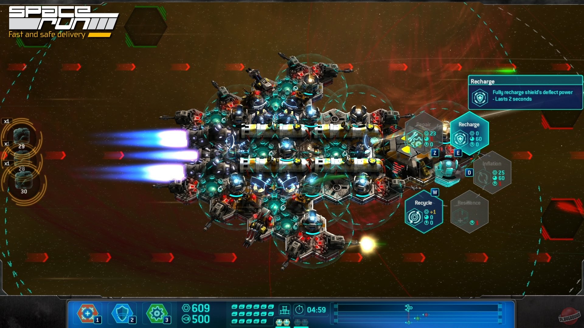 Скриншот из игры Space Run - 40