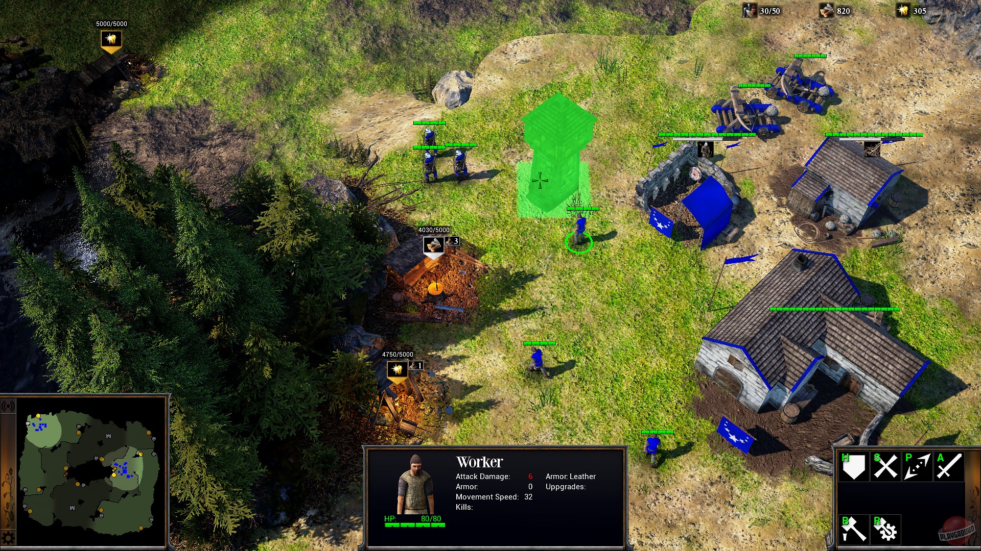 Скриншот из игры BANNERMEN - 13