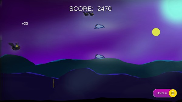 Скриншот из игры Flappy Bat - 1