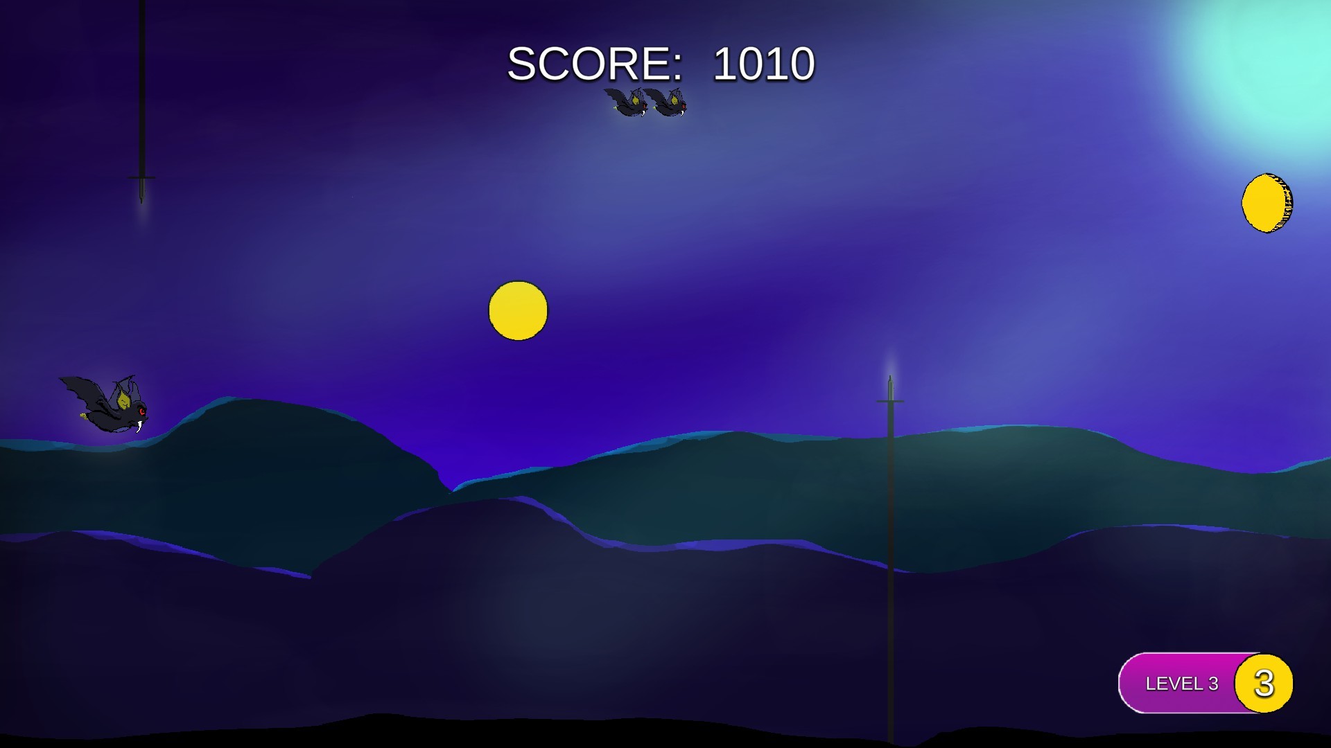 Скриншот из игры Flappy Bat - 11