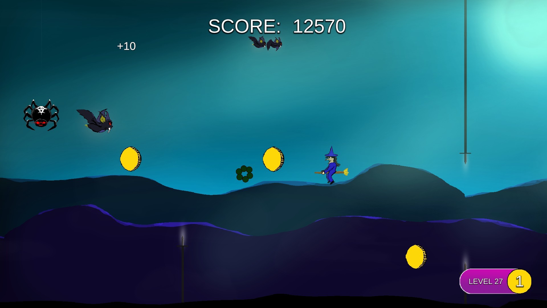 Скриншот из игры Flappy Bat - 6