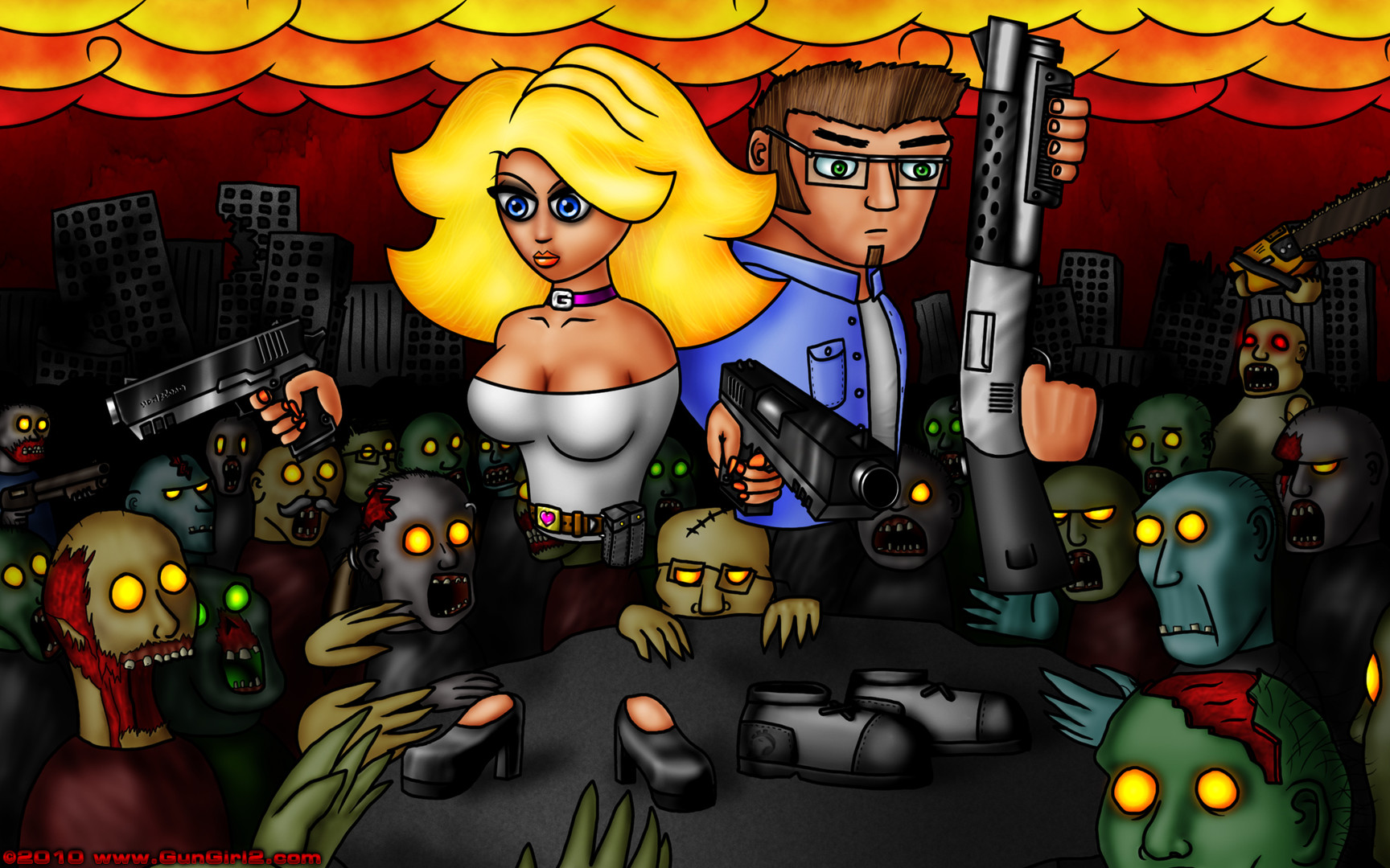 Скриншот из игры GunGirl 2 - 17