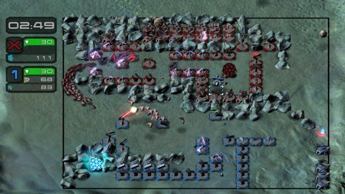 Скриншот из игры Comet Crash: Bionic Swarm - 1