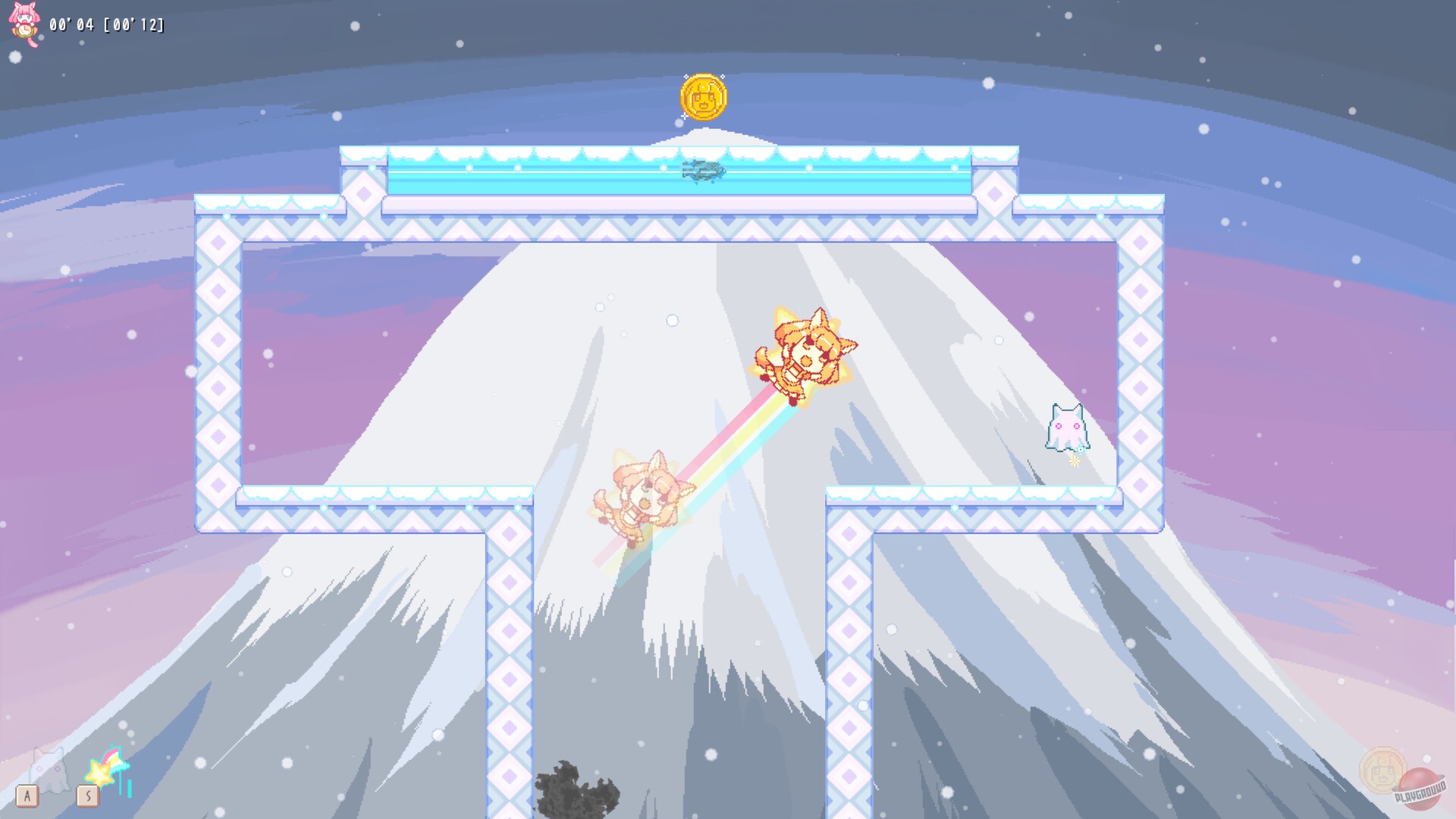 Скриншот из игры Super Puzzled Cat - 2