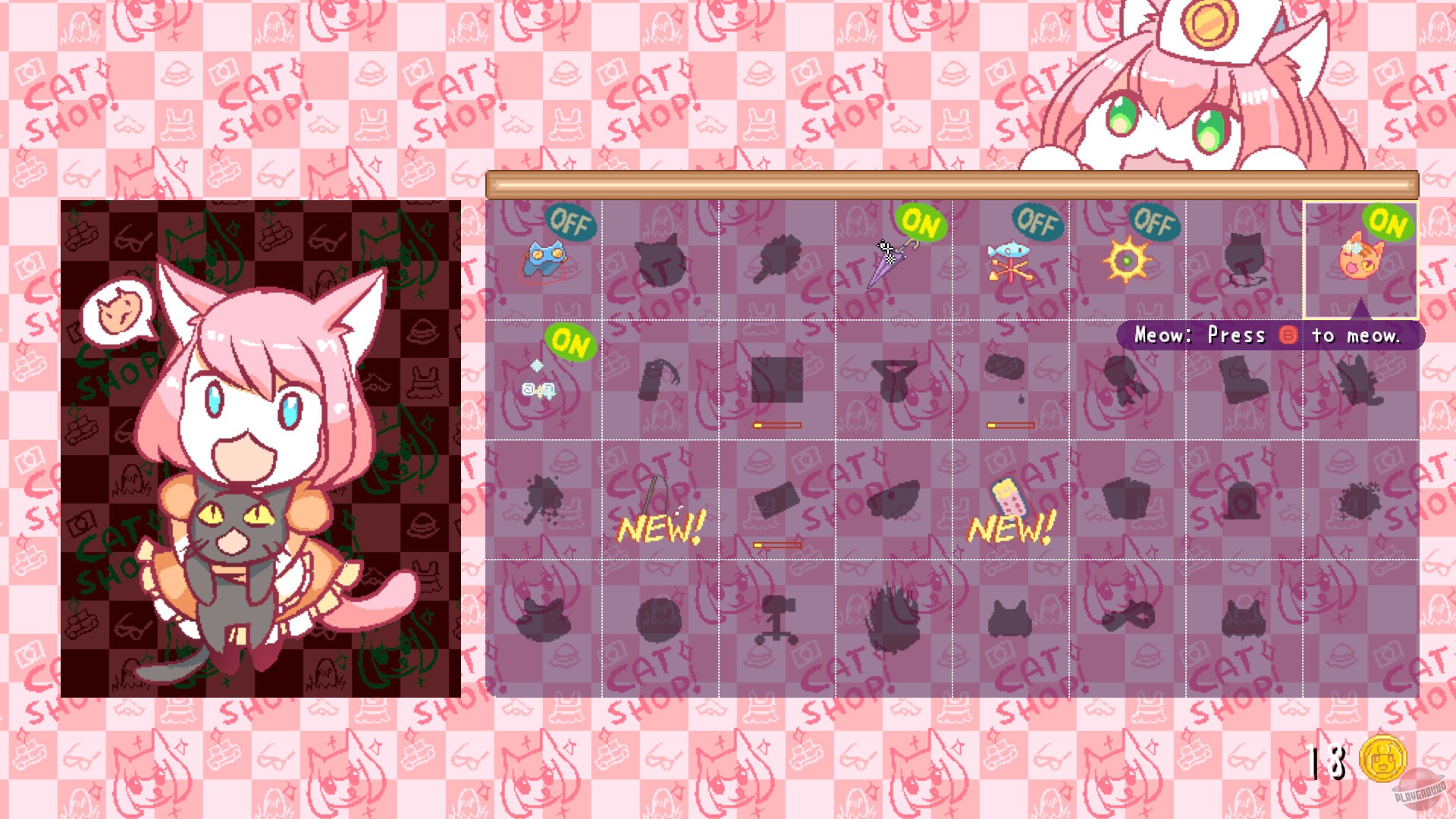 Скриншот из игры Super Puzzled Cat - 1