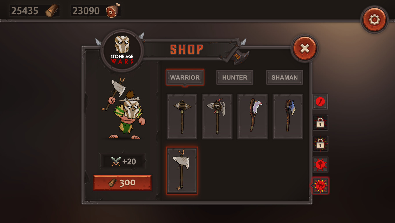 Скриншот из игры Stone Age Wars - 8