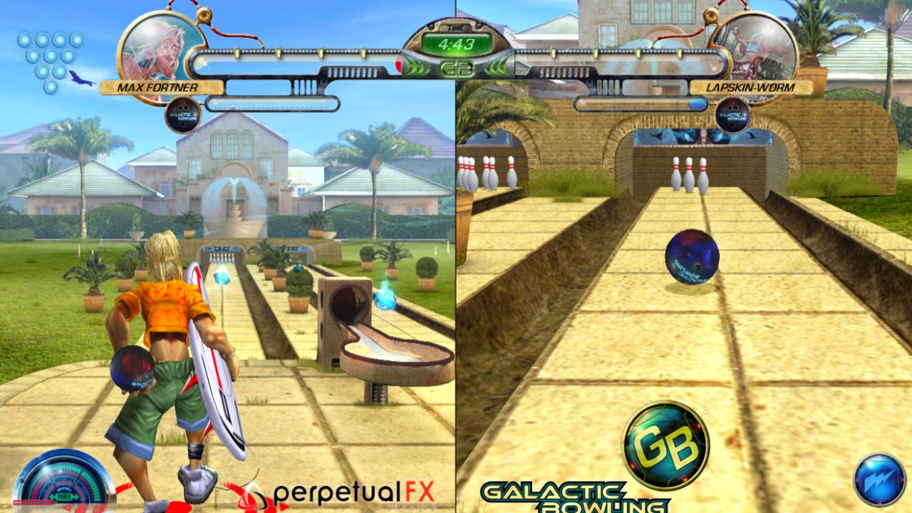 Скриншот из игры Galactic Bowling - 6