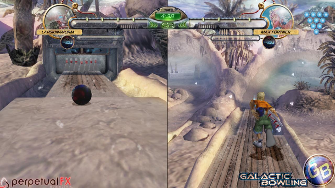 Скриншот из игры Galactic Bowling - 9