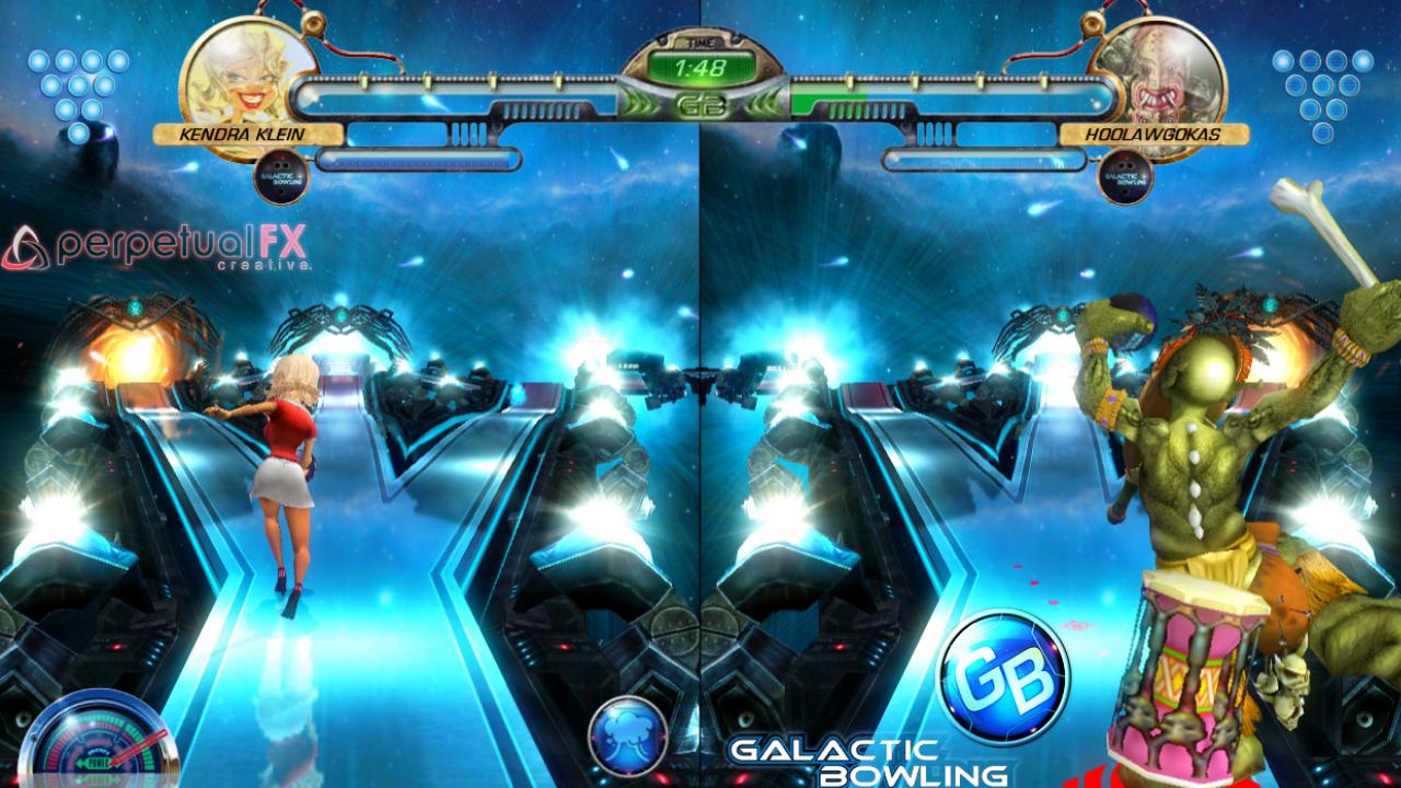 Скриншот из игры Galactic Bowling - 21