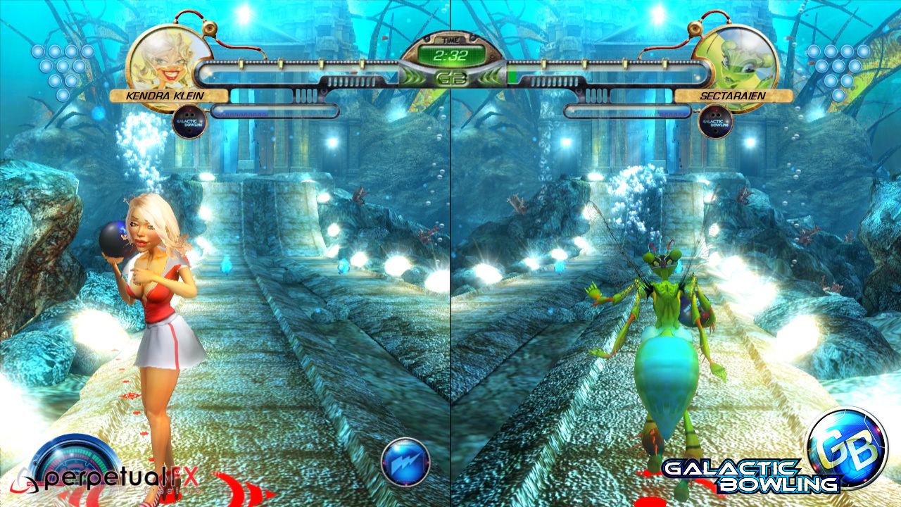 Скриншот из игры Galactic Bowling - 7