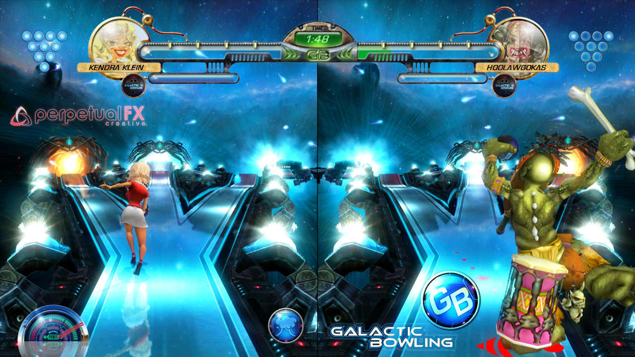 Скриншот из игры Galactic Bowling - 15