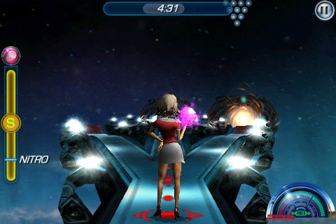 Скриншот из игры Galactic Bowling - 2