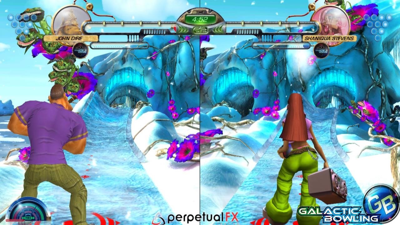 Скриншот из игры Galactic Bowling - 3