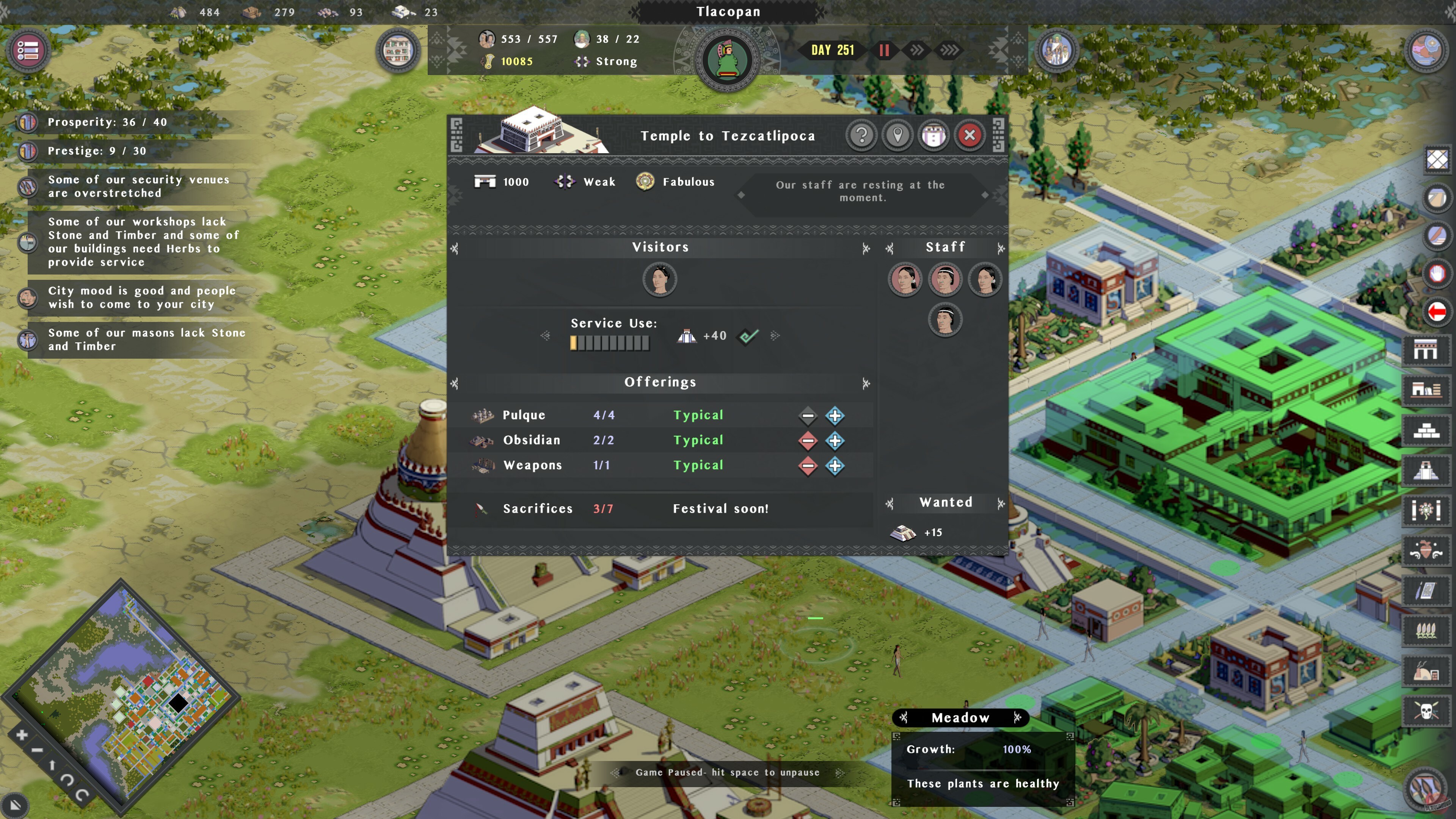 Скриншот из игры Tlatoani: Aztec Cities - 5
