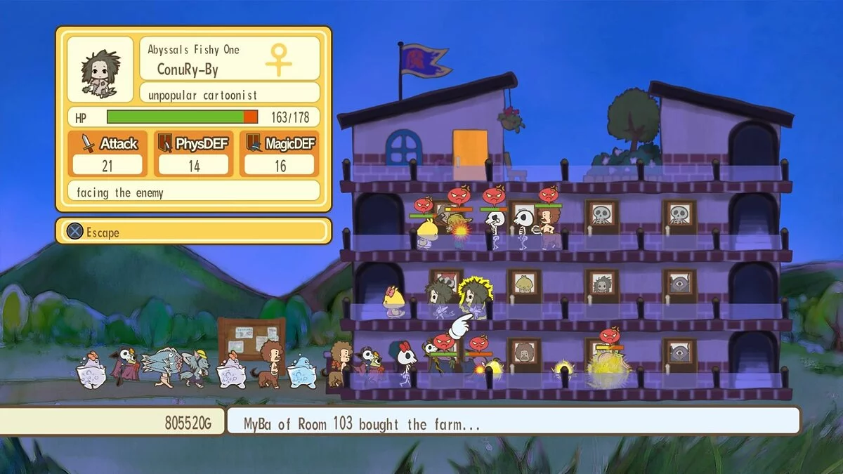 Скриншот из игры Unholy Heights - 3