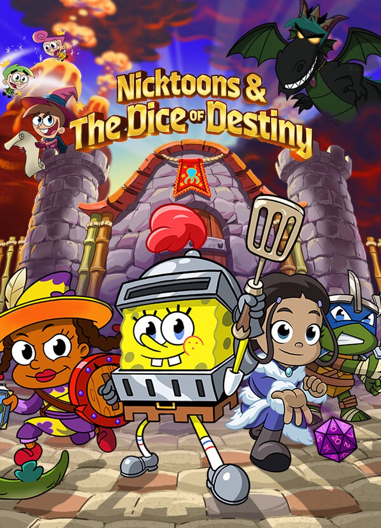 Обложка игры Nicktoons & The Dice of Destiny