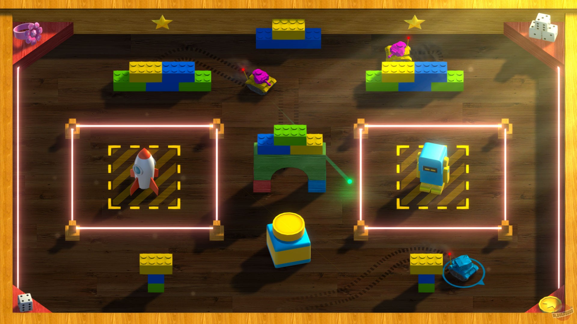 Скриншот из игры Attack of the Toy Tanks - 1