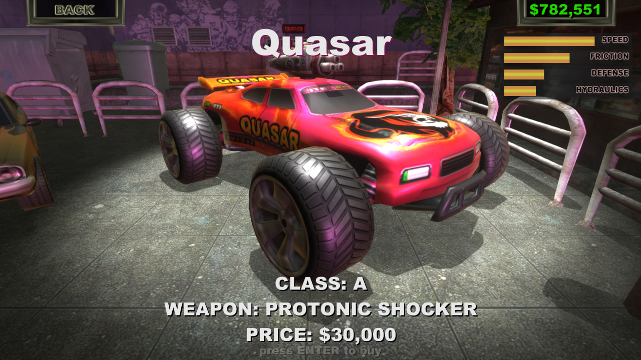 Скриншот из игры Lethal Brutal Racing - 7