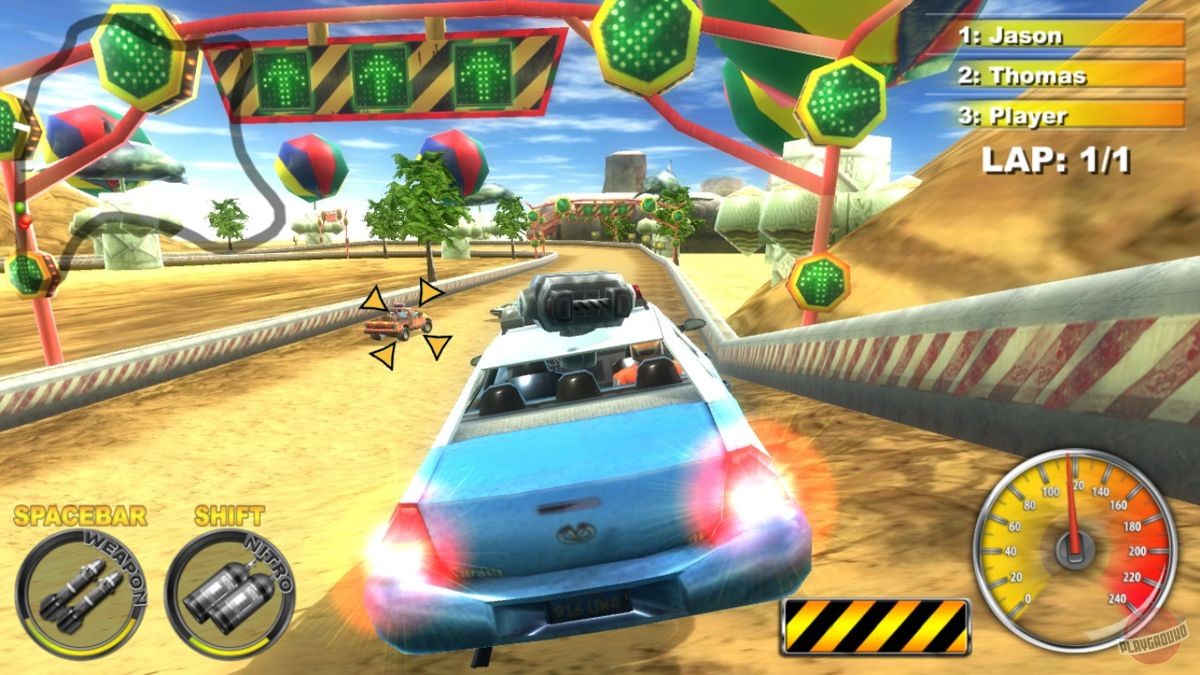 Скриншот из игры Lethal Brutal Racing - 16