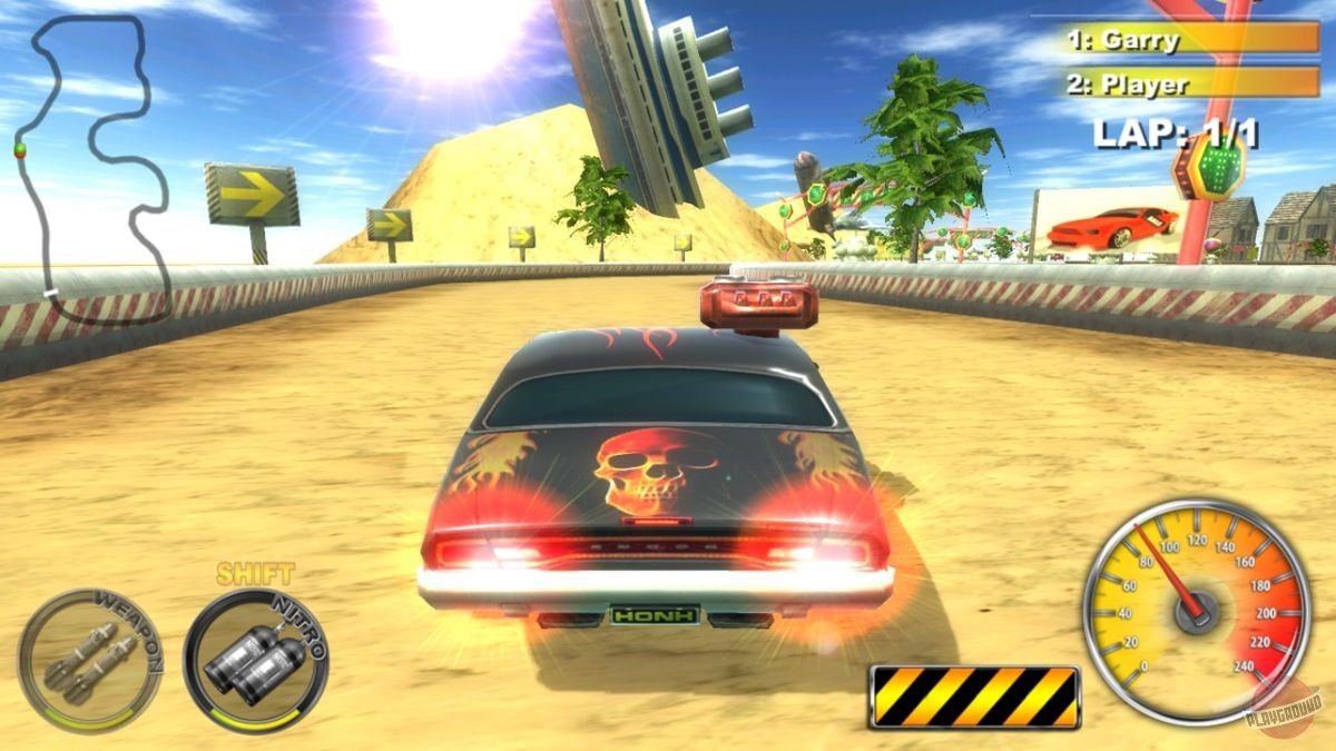 Скриншот из игры Lethal Brutal Racing - 8