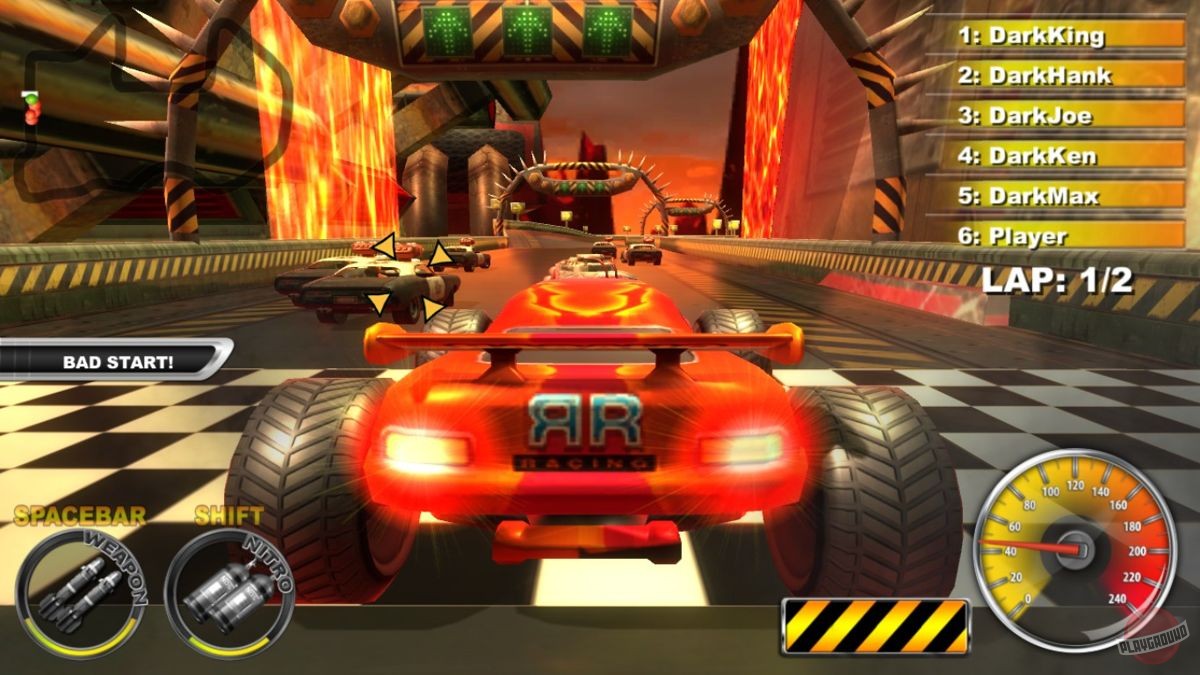 Скриншот из игры Lethal Brutal Racing - 6