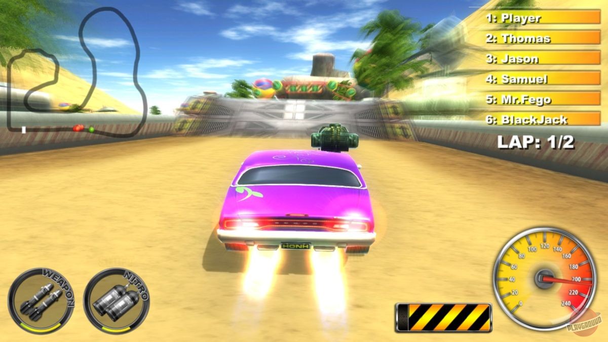 Скриншот из игры Lethal Brutal Racing - 21