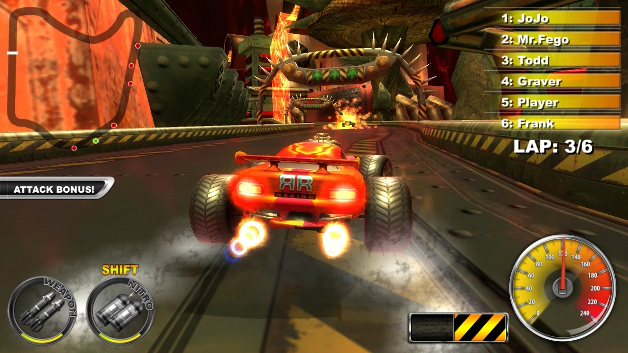 Скриншот из игры Lethal Brutal Racing - 10