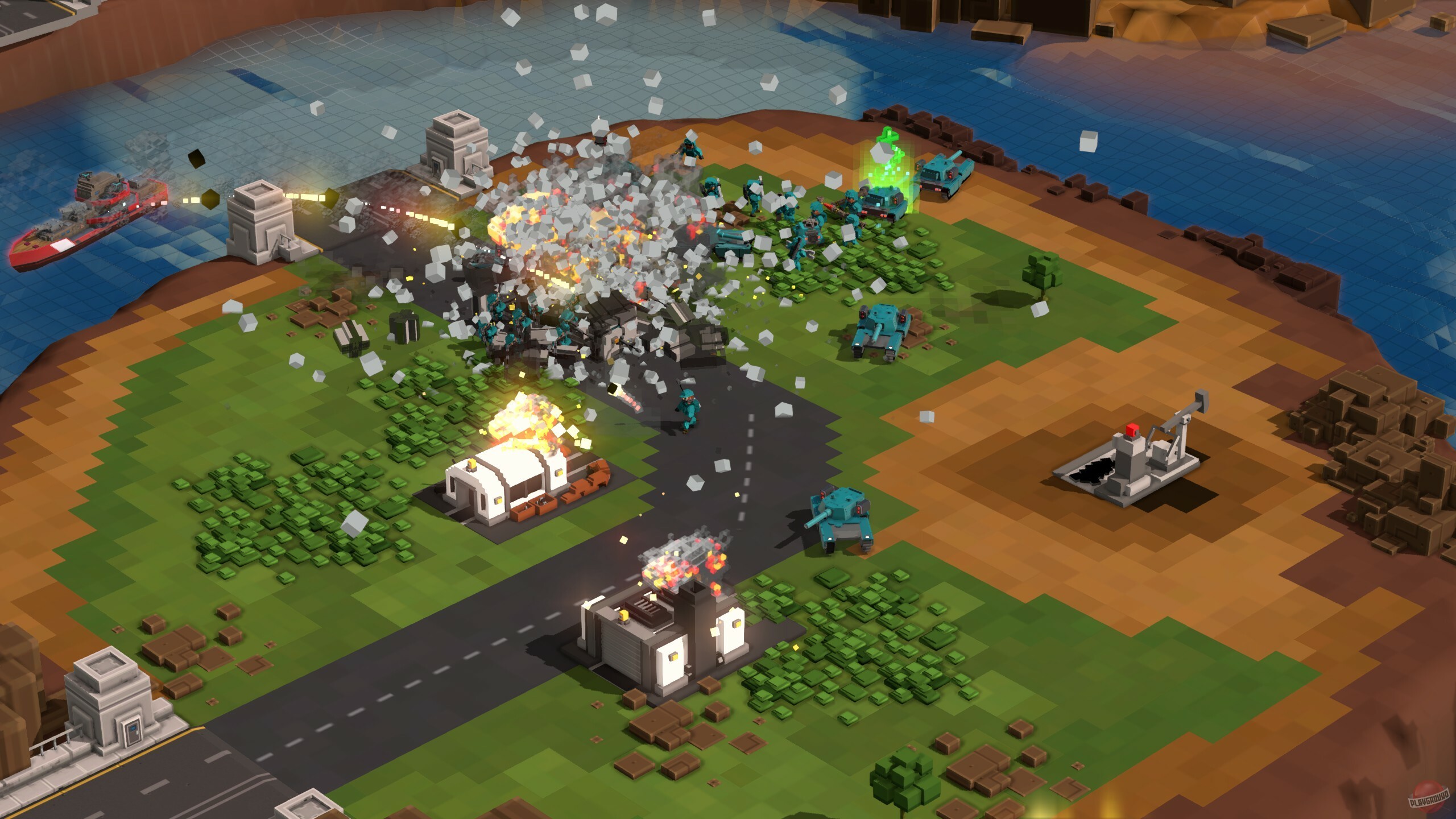 Скриншот из игры 9-Bit Armies: A Bit Too Far - 5