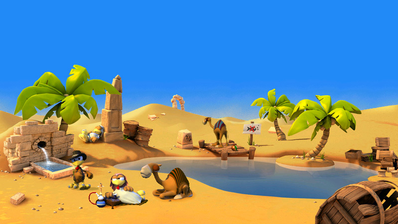 Скриншот из игры Moorhuhn Adventure: Der Schatz des Pharao - 2