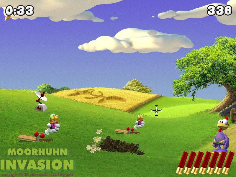 Скриншот из игры Moorhuhn Invasion - 6