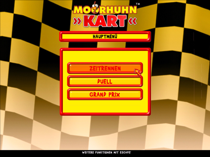 Скриншот из игры Moorhuhn Kart Extra - 5