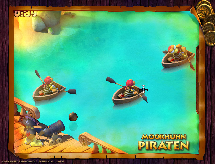 Скриншот из игры Moorhuhn Pirates - 11