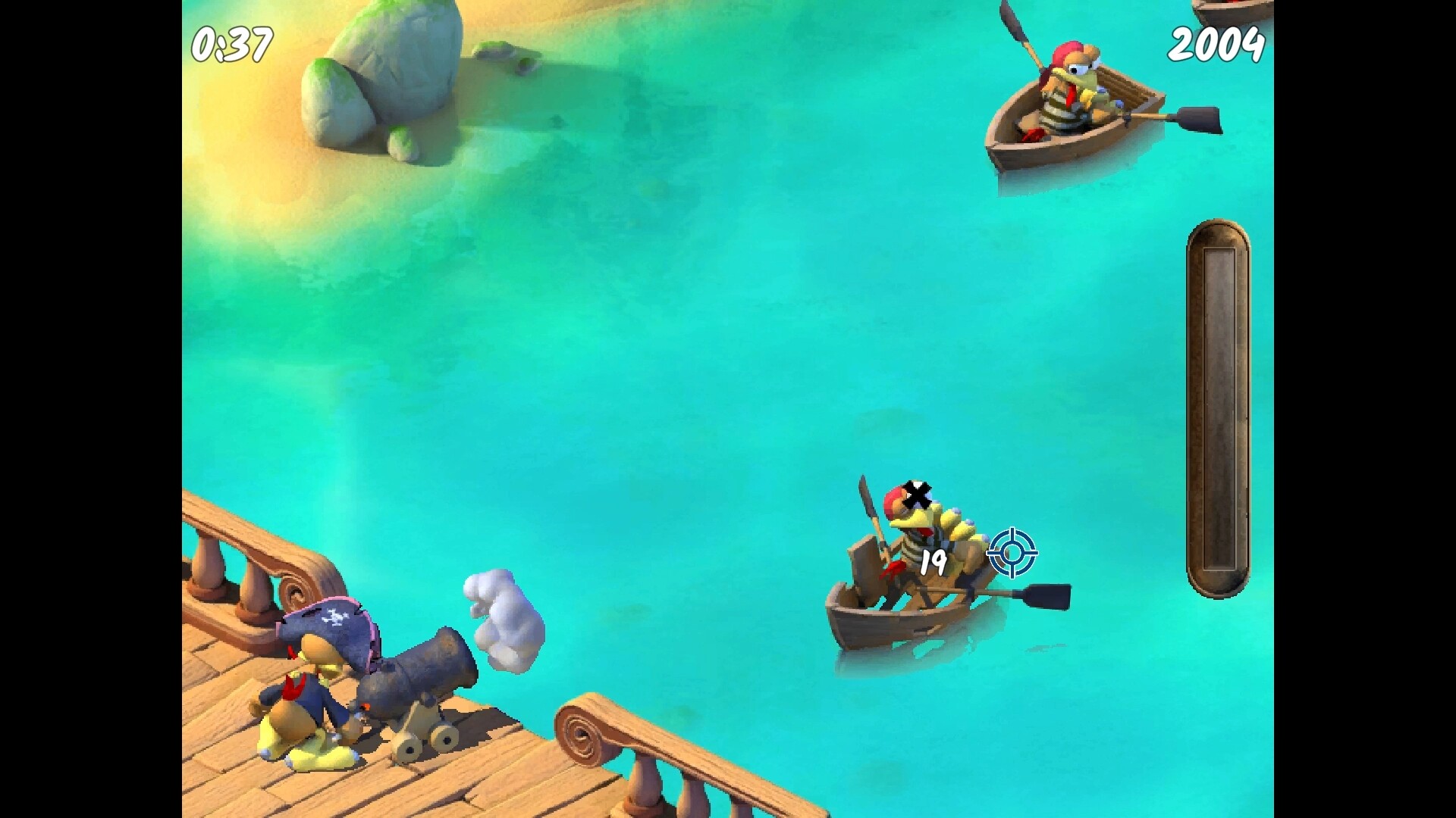 Скриншот из игры Moorhuhn Pirates - 13