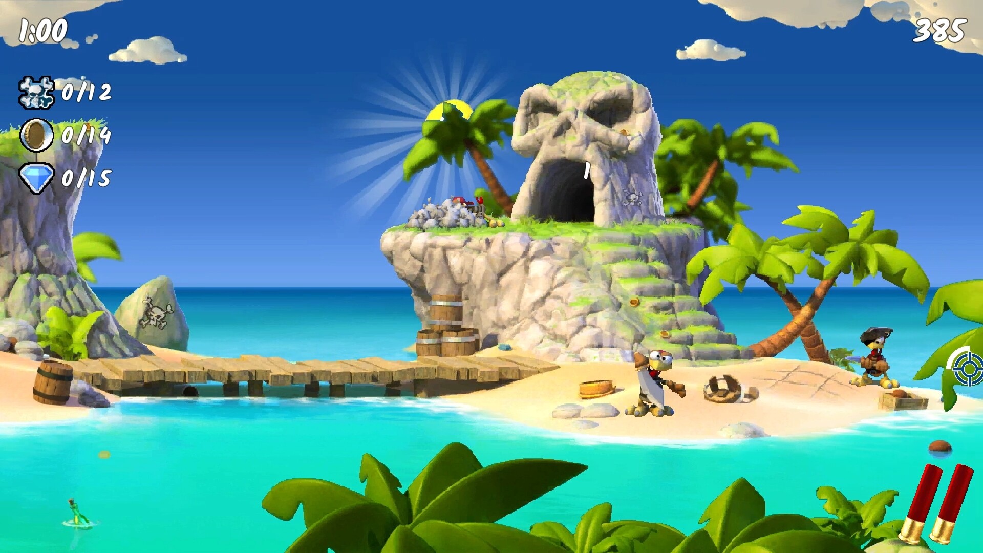 Скриншот из игры Moorhuhn Pirates - 10