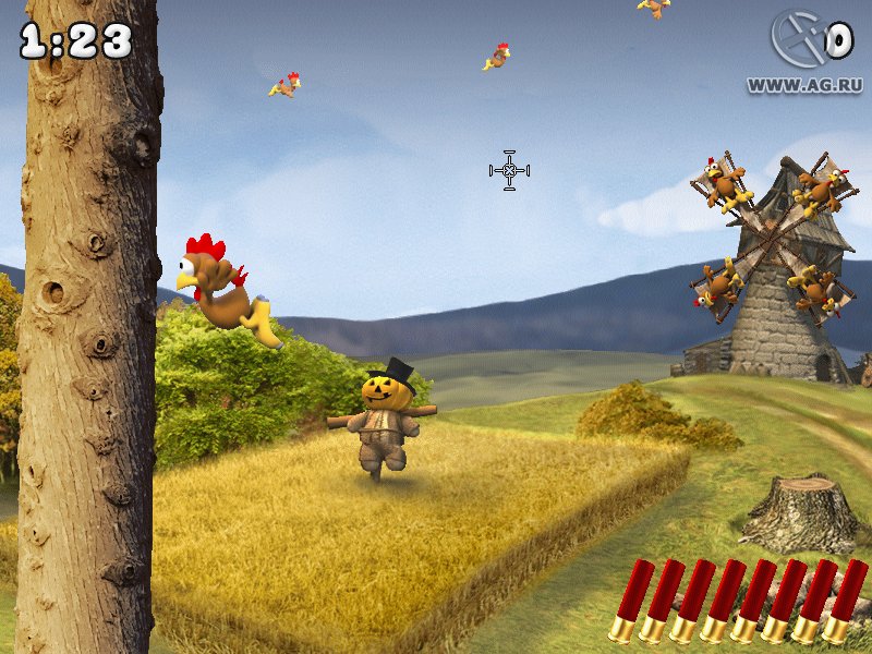 Скриншот из игры Moorhuhn Remake - 9