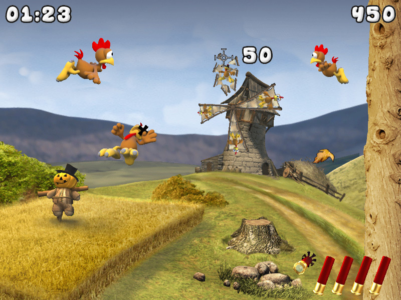 Скриншот из игры Moorhuhn Remake - 13